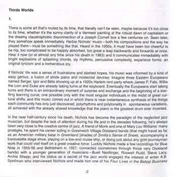 CD Simon Nabatov: Spinning Songs Of Herbie Nichols