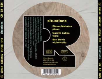 CD Simon Nabatov String Trio: Situations