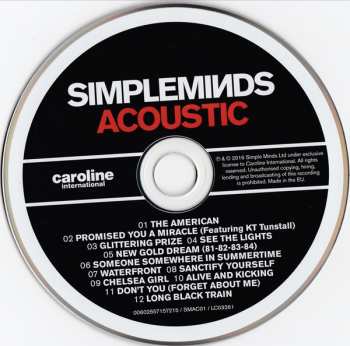 CD Simple Minds: Acoustic