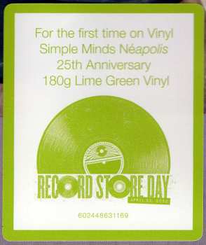 LP Simple Minds: Néapolis LTD | CLR