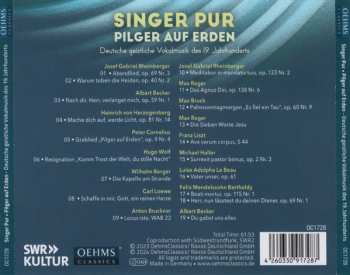 CD Singer Pur: Pilger Auf Erden - Deutsche Geistliche Vokalmusik Des 19. Jahrhunderts