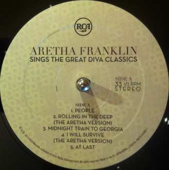 LP Aretha Franklin: Sings The Great Diva Classics