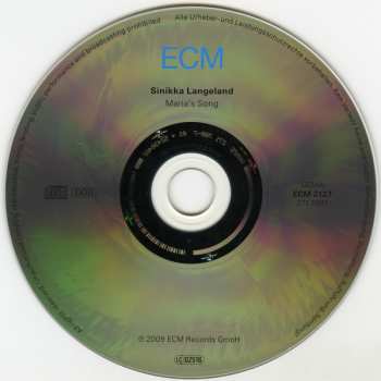 CD Sinikka Langeland: Maria's Song