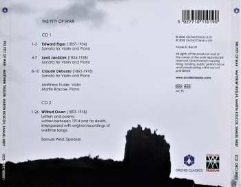 2CD Claude Debussy: The Pity Of War
