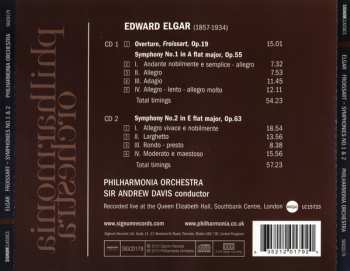 2CD Philharmonia Orchestra: Symphony No.1 • Symphony No.2 • Overture, Froissart