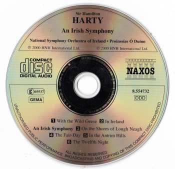 CD Sir Hamilton Harty: An Irish Symphony ● With The Wild Geese ● In Ireland