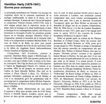 CD Sir Hamilton Harty: An Irish Symphony ● With The Wild Geese ● In Ireland