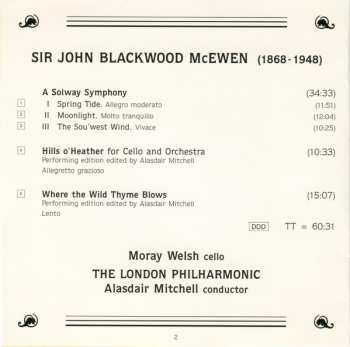 CD Sir John Blackwood McEwen: A Solway Symphony