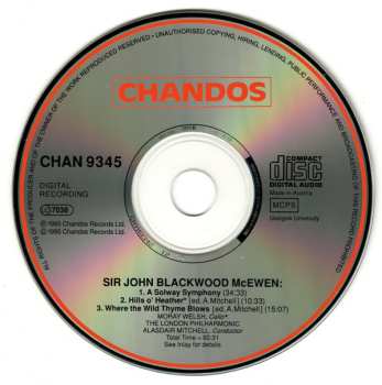 CD Sir John Blackwood McEwen: A Solway Symphony