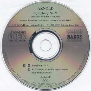CD Malcolm Arnold: Symphony No. 9