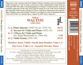 CD Sir William Walton: Piano Quartet • Violin Sonata • Toccata