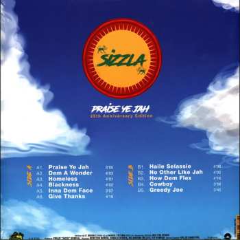 LP Sizzla: Praise Ye Jah 25th Anniversary Edition