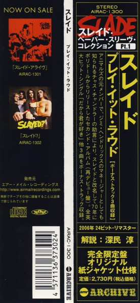 CD Slade: Play It Loud LTD