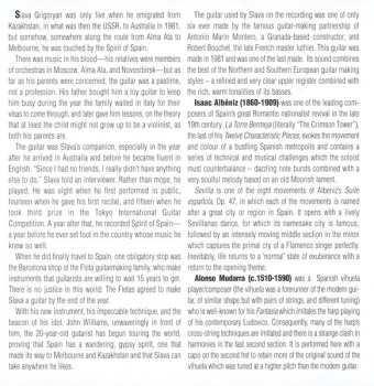 CD Slava Grigoryan: Spirit Of Spain