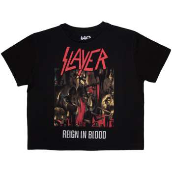Merch Slayer: Dámske Crop Top Reign In Blood