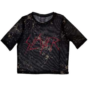 Merch Slayer: Dámske Crop Top Scratchy Logo Slayer