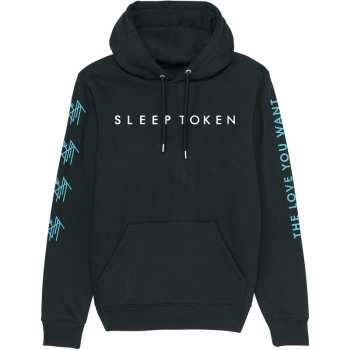 Merch Sleep Token: Sleep Token Unisex Pullover Hoodie: The Love You Want Heart (back Print, Sleeve Print) (xx-large) XXL