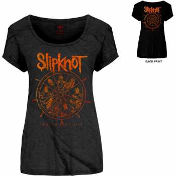 Merch Slipknot: Dámske Scoop Neck Tričko The Wheel 