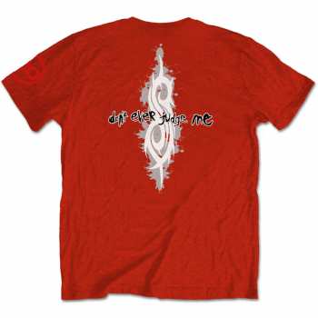 Merch Slipknot: Tričko 20th Anniversary Don't Ever Judge Me  S