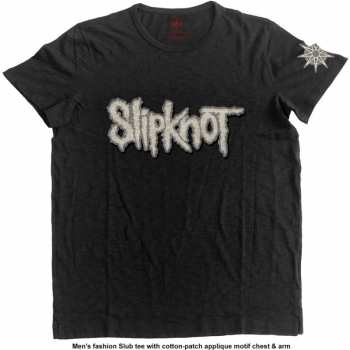 Merch Slipknot: Vyšívané Tričko Logo Slipknot & Star