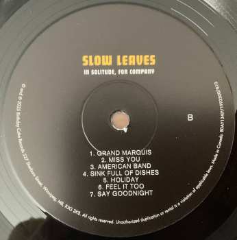 LP Slow Leaves: In Solitude, For Company LTD