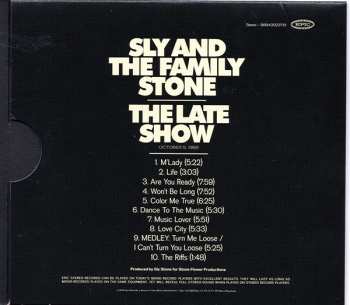 4CD Sly & The Family Stone: Live At The Fillmore East October 4th & 5th, 1968