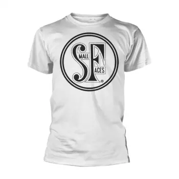 Tričko Logo Small Faces (white/black)