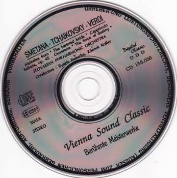 CD Bedřich Smetana: Melodien Aus "Die Verkaufte Braut" • Cappriccio Italien, Op. 45 • Ouverture: Die Macht Des Schicksals 