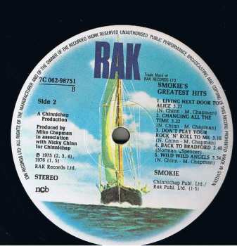 LP Smokie: Greatest Hits