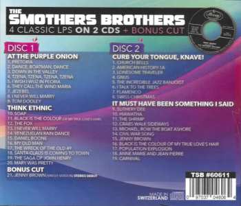 2CD Smothers Brothers: 4 Classics Lps On 2 Cds