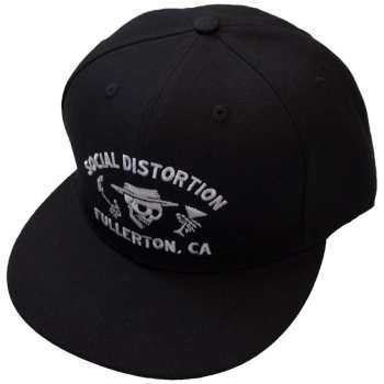 Merch Social Distortion: Social Distortion Unisex Snapback Cap: Fullerton Skelly (black)