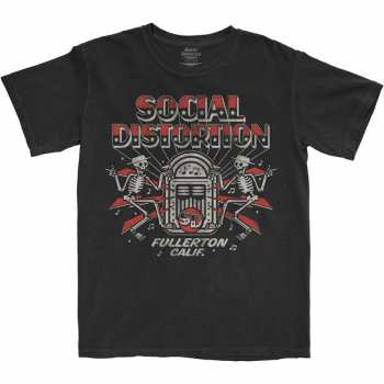 Merch Social Distortion: Tričko Jukebox Skelly 