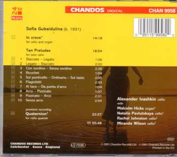 CD Sofia Gubaidulina: In Croce ∙ Quarternion* ∙ Ten Preludes