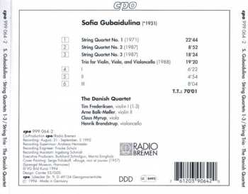 CD Sofia Gubaidulina: String Quartets 1 - 3 / String Trio