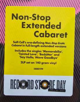 2LP Soft Cell: Non-Stop Extended Cabaret LTD