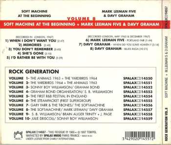 CD Soft Machine: Rock Generation Volume 8 - Soft Machine At The Beginning, Mark Leeman 5 And Davy Graham