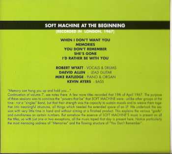 CD Soft Machine: Rock Generation Volume 8 - Soft Machine At The Beginning, Mark Leeman 5 And Davy Graham