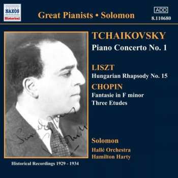 CD Pyotr Ilyich Tchaikovsky: Solomon (Historical Recordings 1929-1934)