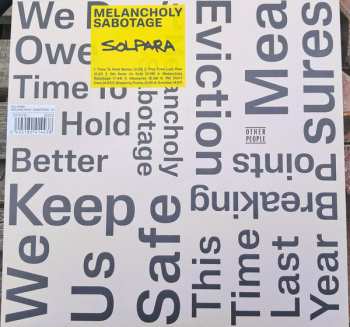 LP Solpara: Melancholy Sabotage