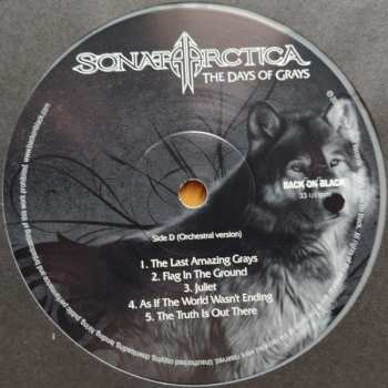 2LP Sonata Arctica: The Days Of Grays LTD | CLR