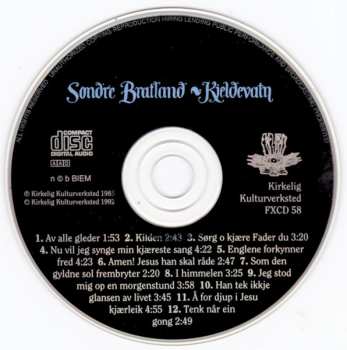 CD Sondre Bratland: Kjeldevatn