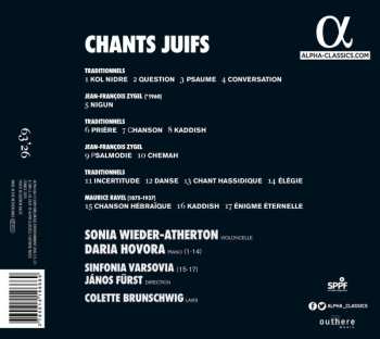 CD Sonia Wieder-Atherton: Chants Juifs