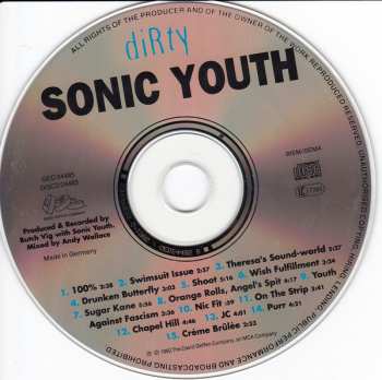 CD Sonic Youth: Dirty