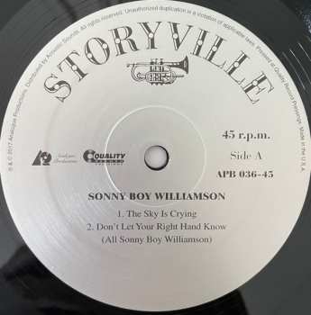 2LP Sonny Boy Williamson: Keep It To Ourselves