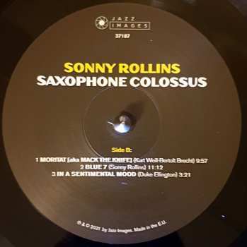 LP Sonny Rollins: Saxophone Colossus DLX | LTD