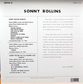 LP Sonny Rollins: Sonny Rollins With The Modern Jazz Quartet