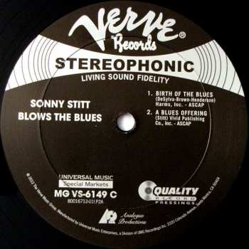 2LP Sonny Stitt: Blows The Blues LTD | NUM