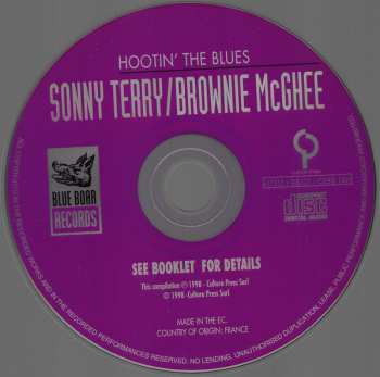 CD Sonny Terry & Brownie McGhee: Hootin' The Blues