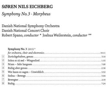CD DR SymfoniOrkestret: Symphony No. 3; Morpheus