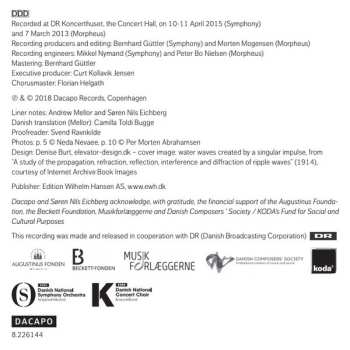 CD DR SymfoniOrkestret: Symphony No. 3; Morpheus